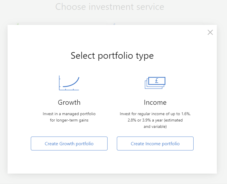 Growth or Investment portfolio choice