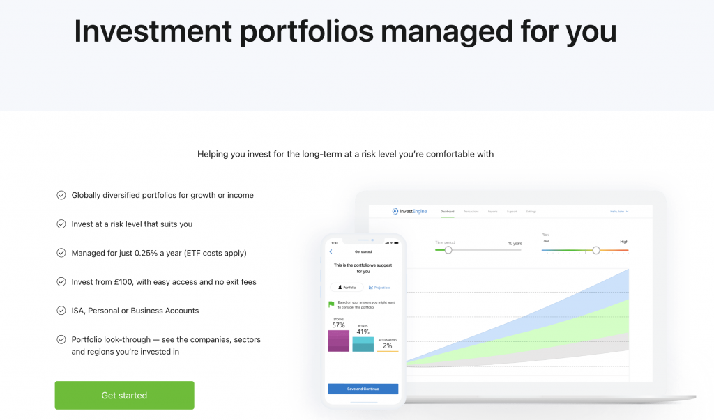 InvestEngine managed portfolio